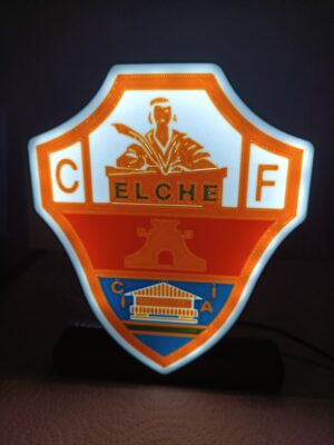 Letrero luminoso escudo club deportivo