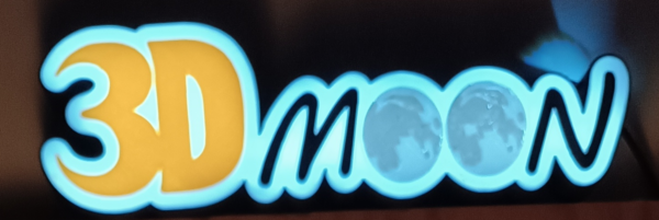 letrero_3DMoon Cartel luminoso personalizado
